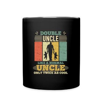 Double uncle normal uncle - Full Colour Mug - black - Front