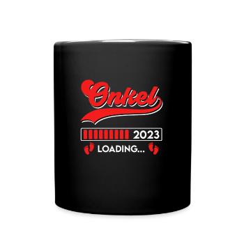 Onkel 2023 loading Onkel - Tasse einfarbig - Schwarz - Vorne
