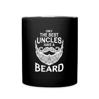 Les meilleurs oncles ont un oncle barbu - Mug uni - noir - Devant
