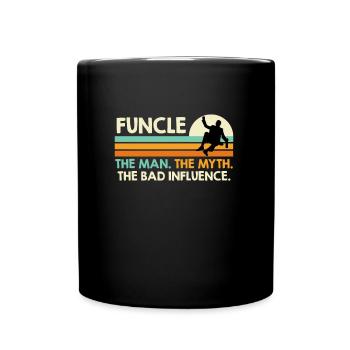 Funcle L’homme Le mythe La mauvaise influence - Mug uni - noir - Devant