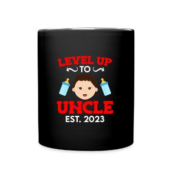 Niveau jusqu’à Oncle 2023 Oncle 2023 - Mug uni - noir - Devant