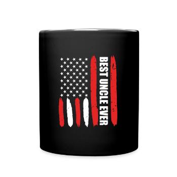USA Oncle Meilleur Oncle - Mug uni - noir - Devant