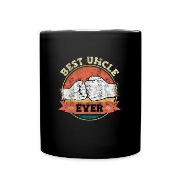 Best Uncle ever - Full Colour Mug - black - Front