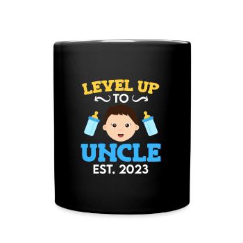 Niveau jusqu’à Oncle 2023 Oncle 2023 - Mug uni - noir - Devant