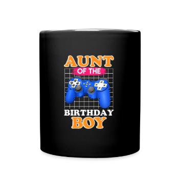 Best Aunt in the World Birthday Child Nephew Aunt - Full Colour Mug - black - Front