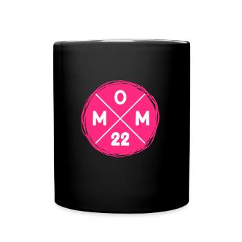 Mama 2022 Werdende Mama Schwangerschaft Mom 2022 - Tasse einfarbig - Schwarz - Vorne