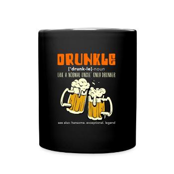 Beer Drinker Uncle Druncle - Full Colour Mug - black - Front