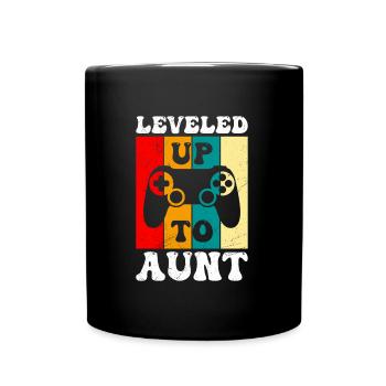 Promoted to aunt Promoted to aunt - Full Colour Mug - black - Front