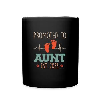 Promu tante Promotion 2023 Meilleure tante - Mug uni - noir - Devant