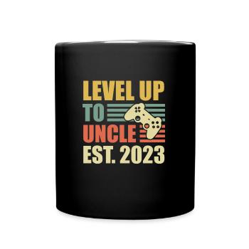 Niveau jusqu’à Oncle 2023 - Mug uni - noir - Devant