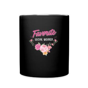 Travailleur social vous êtes le meilleur aidant - Mug uni - noir - Devant