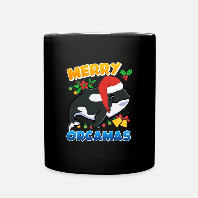 Merry Orcamas Orca Wal - Tasse einfarbig - Schwarz