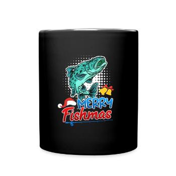 Pêcheur Noël Noël - Mug uni - noir - Devant