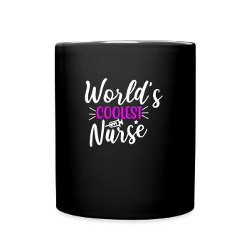 Worlds Coolest Nurse - Tasse einfarbig - Schwarz - Vorne
