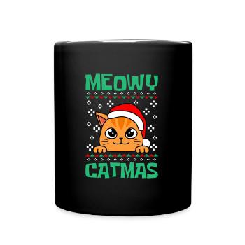 Meowy Catma's cats - Full Colour Mug - black - Front