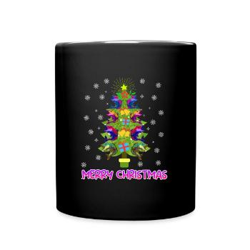 Joyeux pêcheur à la ligne - Mug uni - noir - Devant