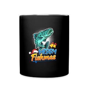 Pêcheur Noël Noël - Mug uni - noir - Devant