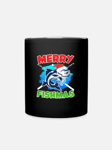 Joyeux poisson Pêche - Mug uni - noir