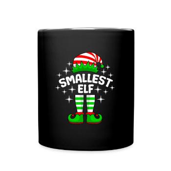 Petit elfe petite sœur petit frère - Mug uni - noir - Devant
