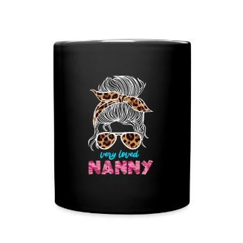 Beste Tagesmutter Ich bin eine coole Tagesmutter - Tasse einfarbig - Schwarz - Vorne