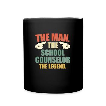 Ein Mann Eine Legende Ein Schulbegleiter - Tasse einfarbig - Schwarz - Vorne