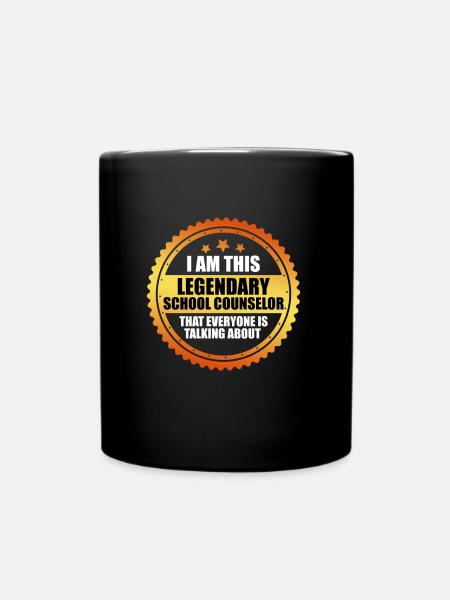 Inklusion Ich bin der legendäre Schulbegleiter - Tasse einfarbig - Schwarz