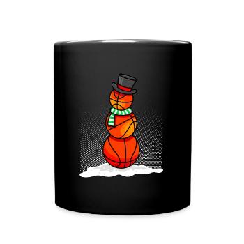 Basketball players Basketball players Basketball players - Full Colour Mug - black - Front
