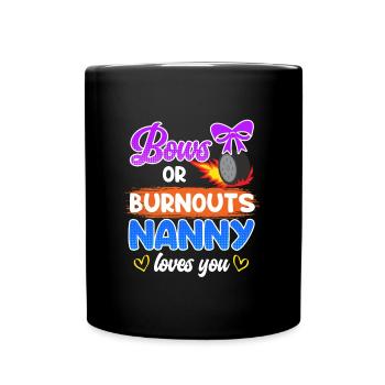 Loop or burnout love you childminder - Full Colour Mug - black - Front