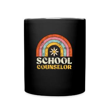 School support Inclusion I am a school companion - Full Colour Mug - black - Front