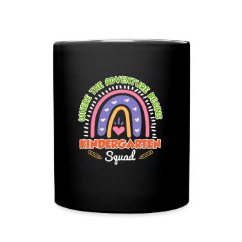 Écouade de la maternelle Éducateur de groupe de maternelle - Mug uni - noir - Devant