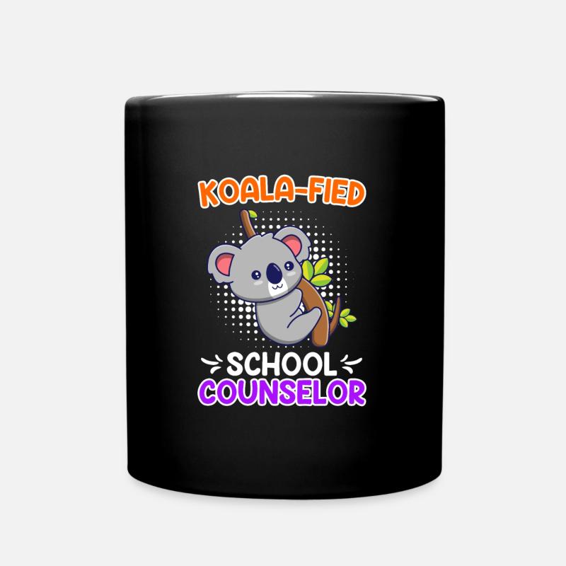 Koala - fied Qualifizierter Schulbegleiter - Tasse einfarbig - Schwarz