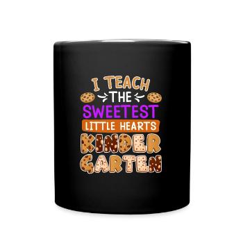 I have the best kindergarten kids educator - Full Colour Mug - black - Front