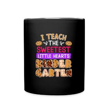 I have the best kindergarten kids educator - Full Colour Mug - black - Front