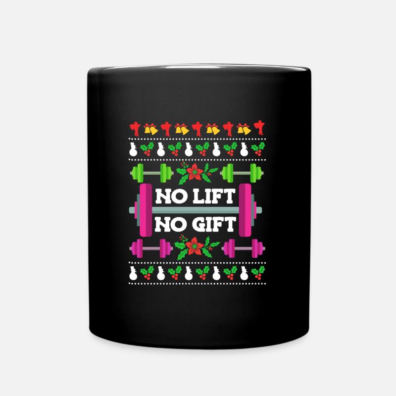 Kraftsport Trainer No Lift no Gift Hantel - Tasse einfarbig - Schwarz