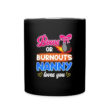 Loop or burnout love you childminder - Full Colour Mug - black - Front