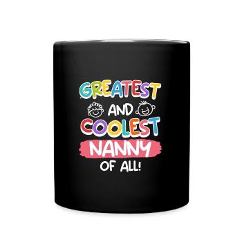 Vous êtes la meilleure et la plus cool assistante maternelle - Mug uni - noir - Devant
