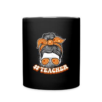 Je suis un professeur cool - Mug uni - noir - Devant
