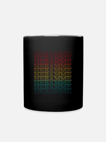 Ich bin eine Hebamme - Tasse einfarbig - Schwarz