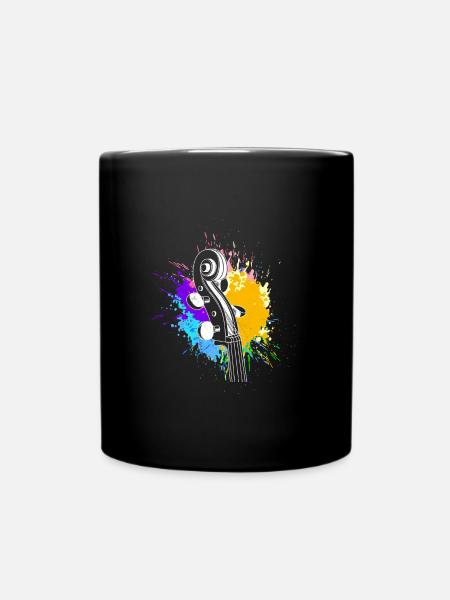 Professeur de violon Professeur de violon J’apprends le violon - Mug uni - noir
