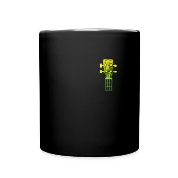 Band Gitarrist Musiker ich spiele die Gitarre - Tasse einfarbig - Schwarz - Vorne