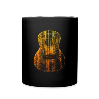 Musiklehrer Musiker ich bin Gitarrist Gitarre - Tasse einfarbig - Schwarz - Vorne