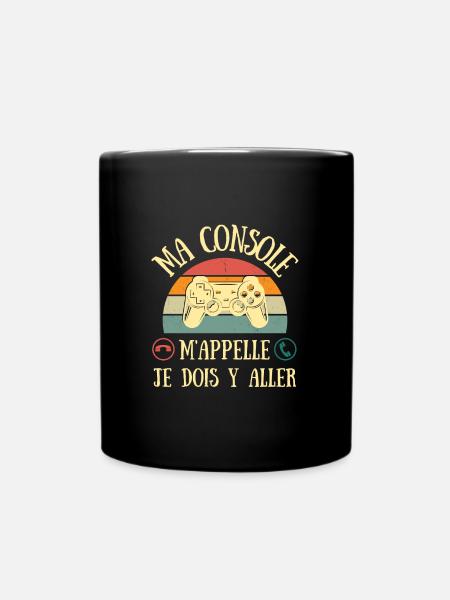 console m'appelle humour gamer ado homme geek - Mug uni - noir