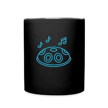 Musiker Band Percussion Trommel Schlagzeug - Tasse einfarbig - Schwarz - Vorne