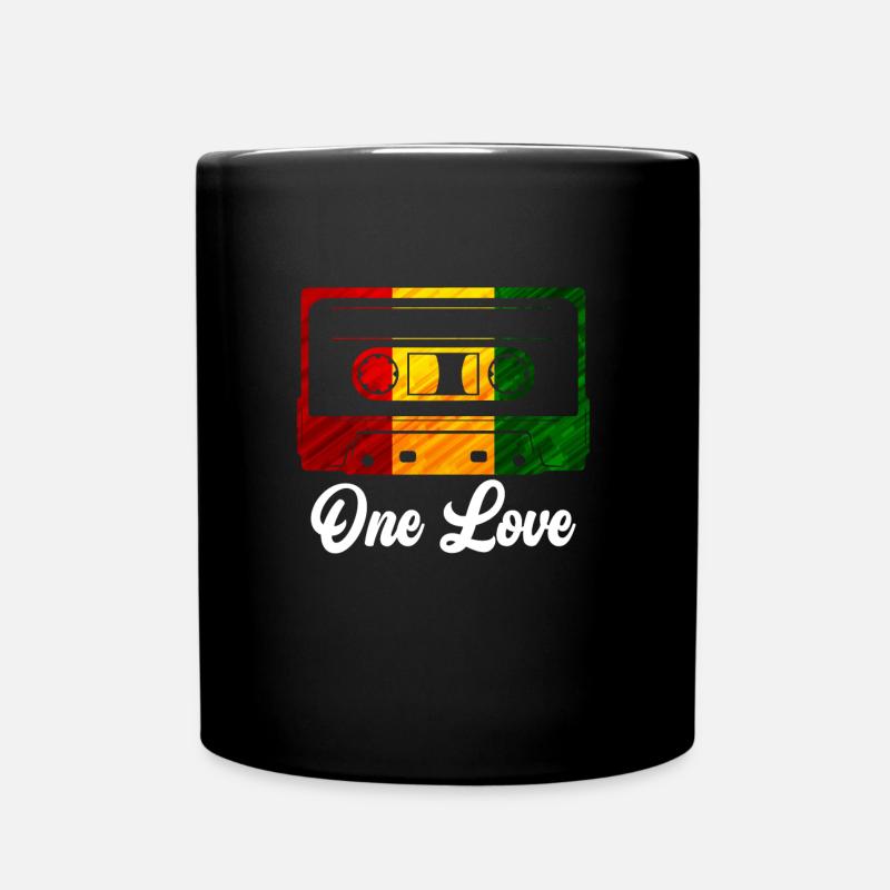Walkman Kassettenrecorder One Love Kassette - Tasse einfarbig - Schwarz