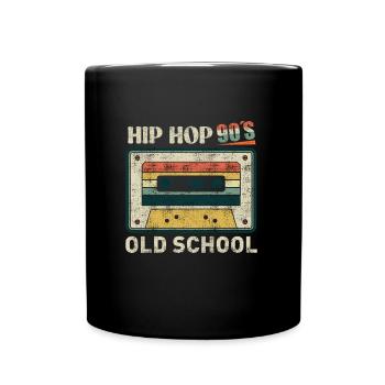 Musique Hip-Hop Je suis Old School 90s - Mug uni - noir - Devant