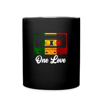 Baladeur Cassette Enregistreur One Love Cassette - Mug uni - noir - Devant