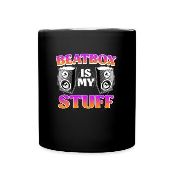 HipHop Beatbox is my thing Singing - Full Colour Mug - black - Front