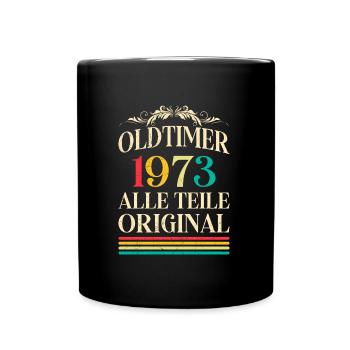 Oldtimer 1973 50 ans 50e anniversaire hommes - Mug uni - noir - Devant