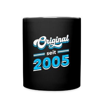 Original since 2005 18 years 18th birthday boy - Full Colour Mug - black - Front