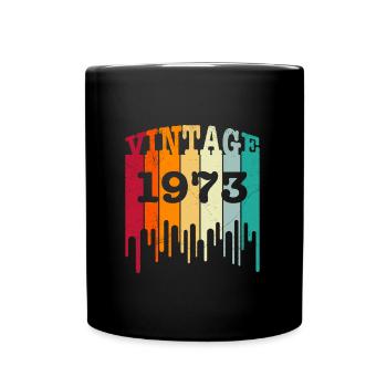 Original VIntage 1973 50e anniversaire 50 ans - Mug uni - noir - Devant